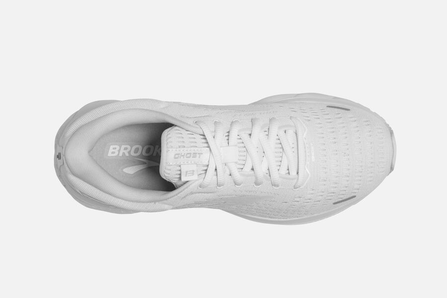 Brooks Running Shoes Mens White - Ghost 13 Road - 0129-SGTLF